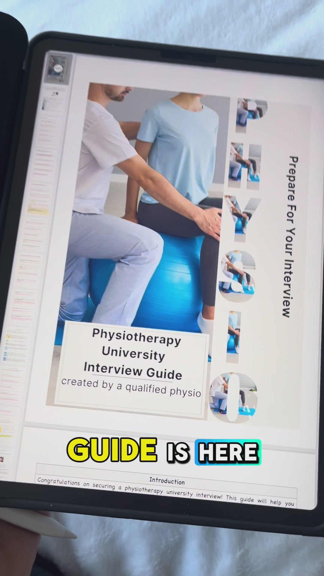 Digital-Physio Uni Interview Guide
