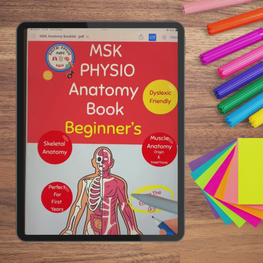 Digital- MSK Anatomy Book Beginner's